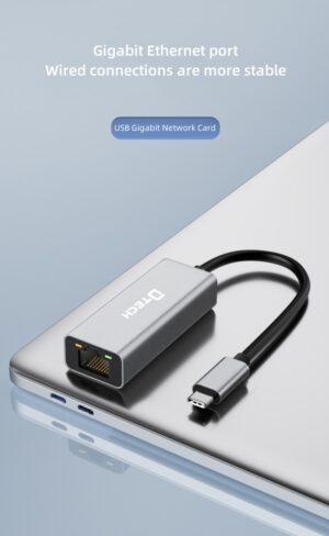 Type-C to RJ45 Gigabit Network Card 0.2M