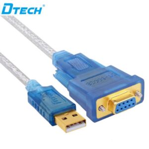 DTECH DT-5002B USB to RS232 DB9 Female Serial Adapter Cable – 1.8 Meters