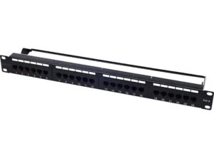 Extell Cat 6A 24 PCB Type Loaded Unshielded Patch Panel 1U-E6A24UL