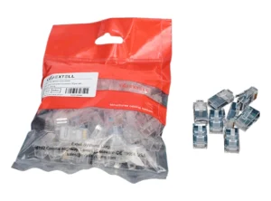 ExTell CAT 6A RJ45 Shielded Connectors - Pack of 50, 50um, 1.5mm Dia | Per Pcs