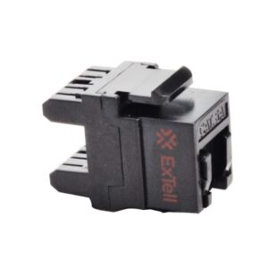 Extell CAT 6A 180° Shielded die-casting Keystone Jack