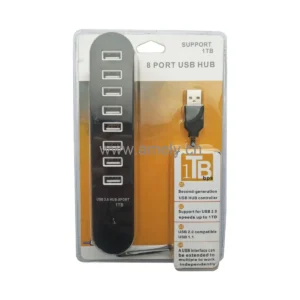 8 Port USB Hub Support 1TB
