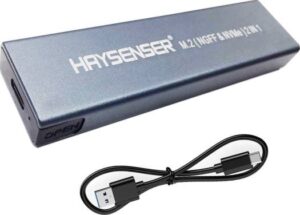 Haysenser M.2 (NGFF & NVMe ) 2 in 1 Enclosure 10gbps