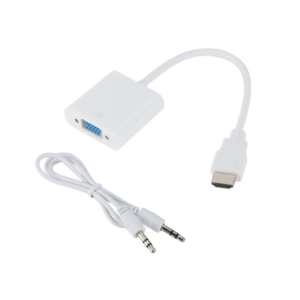 DT-6404 HDMI to VGA + Audio HD Video Converter Cable (with Dual audio)